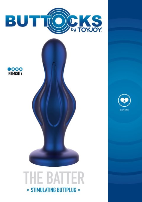 Korek analny silikonowy ToyJoy niebieski 12 cm