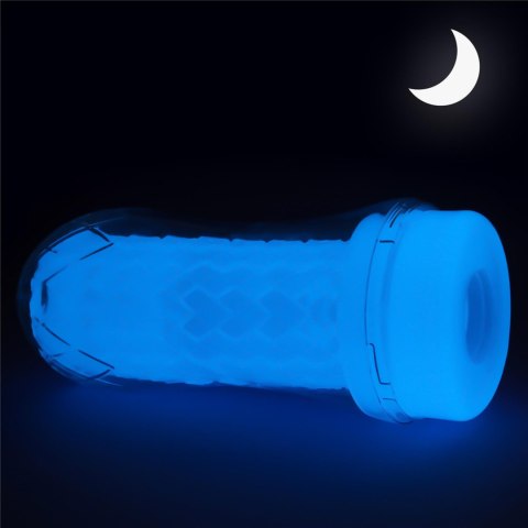 Masturbator Lumino Play świecący Lovetoy biały 20 cm