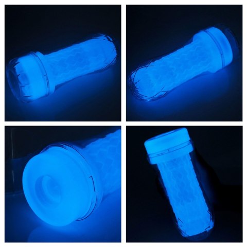 Masturbator Lumino Play świecący Lovetoy biały 20 cm
