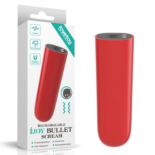 Mini wibrator IJOY ładowany USB wodoodporny 10 funkcji 8 cm
