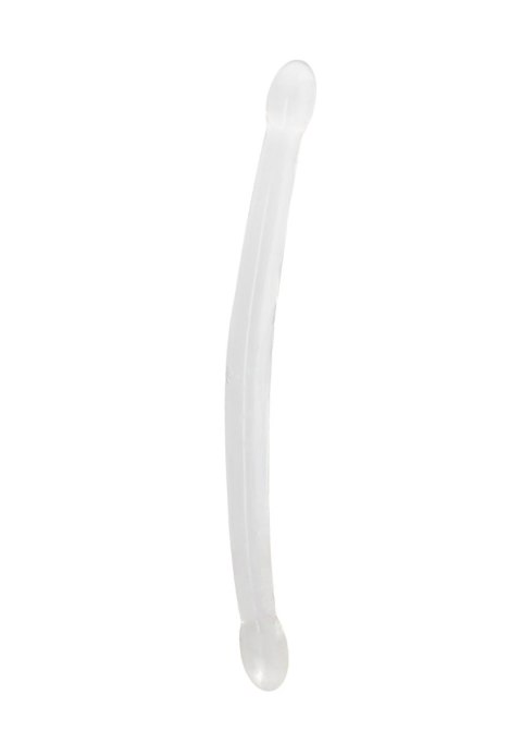 Podwójne dildo przezroczyste RealRock 42 cm