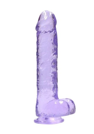 Realistyczne dildo żelowe z jądrami RealRock 25 cm