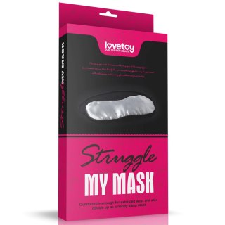 Satynowa opaska na oczy Lovetoy Struggle My Mask