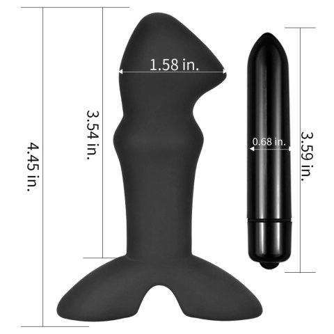 Wibrator analny silikonowy Lovetoy 10 prędkości 15 cm