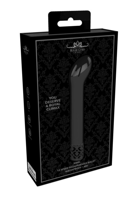 Wibrator punktu G Royal Gems Jewel Gunmetal akumulatorowy