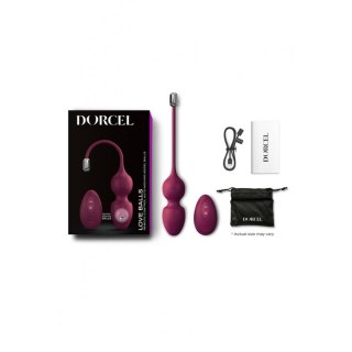 Wibrujące kulki miłości Dorcel śliwkowe