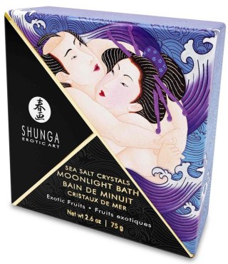 Kryształki soli morskiej Shunga Moonlight Bath Exotic Fruits fioletowe