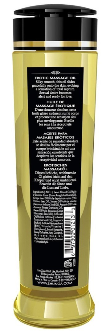 Olejek do masażu erotycznego Shunga Serenity Monoi 240 ml