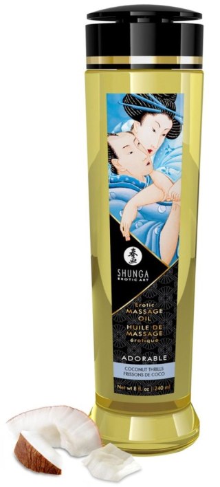 Olejek do masażu erotycznego kokosowy Shunga Adorable 240 ml