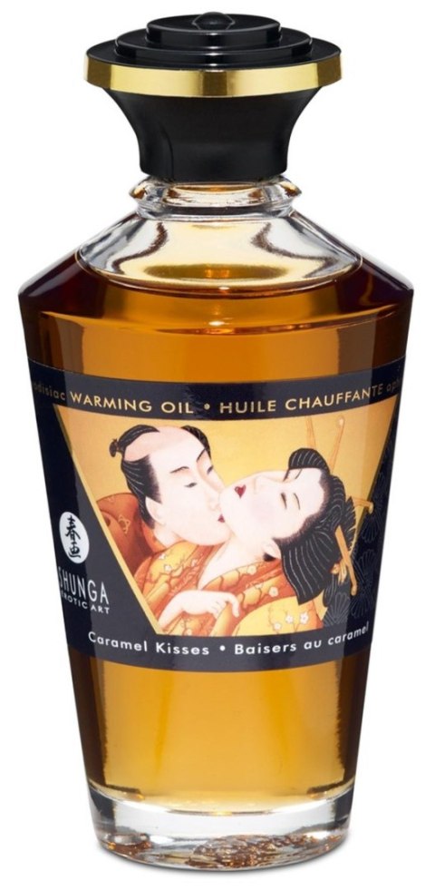 Olejek rozgrzewający do masażu Shunga Caramel Kisses 100 ml