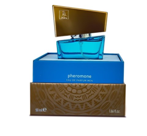 Perfumy feromonowe Shiatsu Hot niebieskie 50 ml