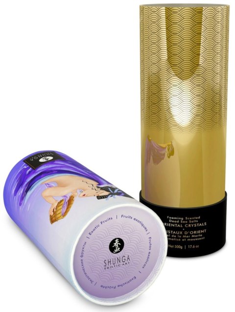 Sól do kąpieli Shunga Oriental Crystals owoce egzotyczne fioletowa