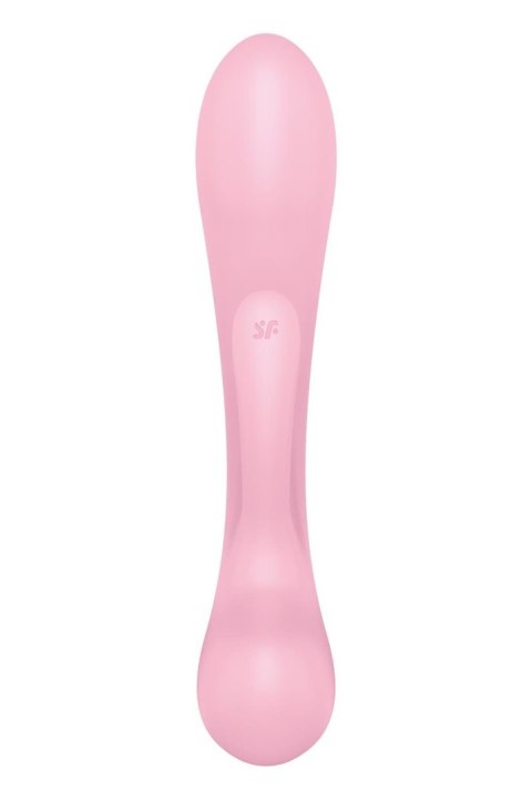 Wibrator króliczek Satisfyer Triple Oh różowy z 3 silnikami USB