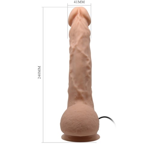 Wibrator realistyczny Baile Beautiful Jason 25 cm z przyssawką