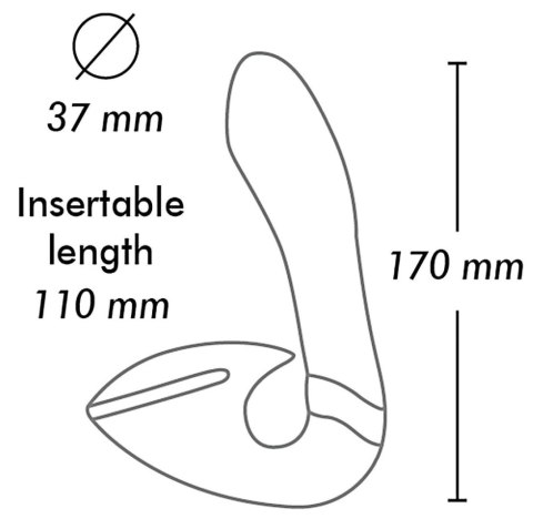 Wibrator stymulator Shunga Soyo fioletowy silikonowy USB 17 cm