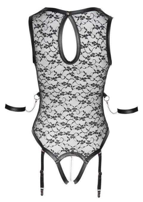 Body suspender koronkowe Cottelli BONDAGE czarne L