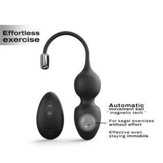 Kulki gejszy wibrujące Dorcel Love Balls czarne USB 9 cm
