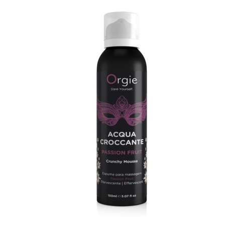 Mus do masażu chrupiący Orgie Acqua Croccante marakuja 150 ml