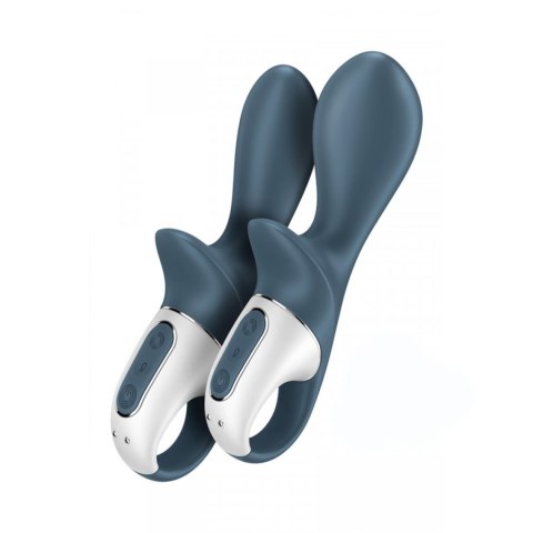 Nadmuchiwany wibrator analny Satisfyer Air Pump Booty 2 ciemnoszary USB