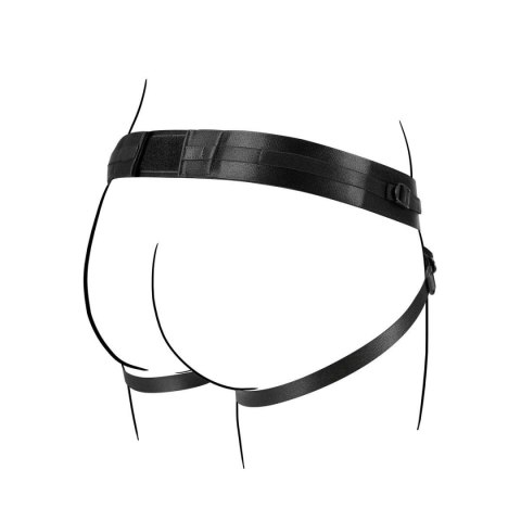 Uprząż strap on regulowana No Parts Jordan czarna