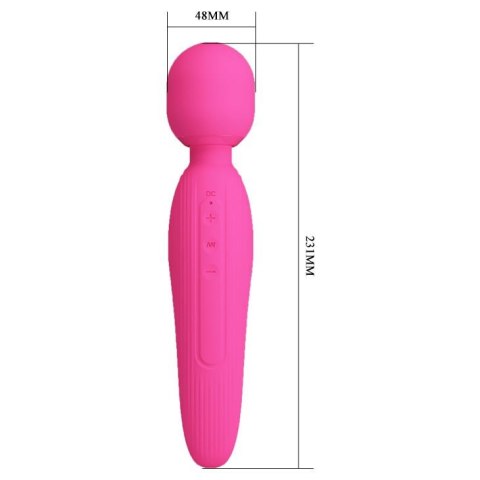 Wibrator króliczek silikonowy Pretty Love Curtis magenta USB