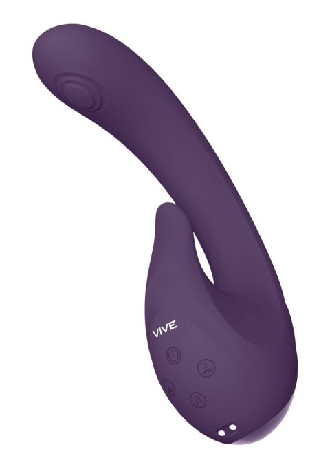 Wibrator silikonowy Vive Miki fioletowy USB