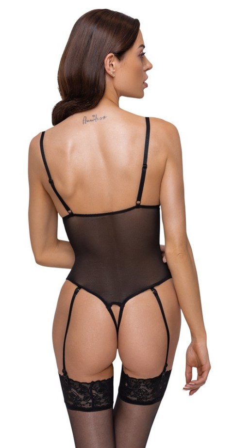 Body erotyczne bez krocza Cottelli LINGERIE czarne S