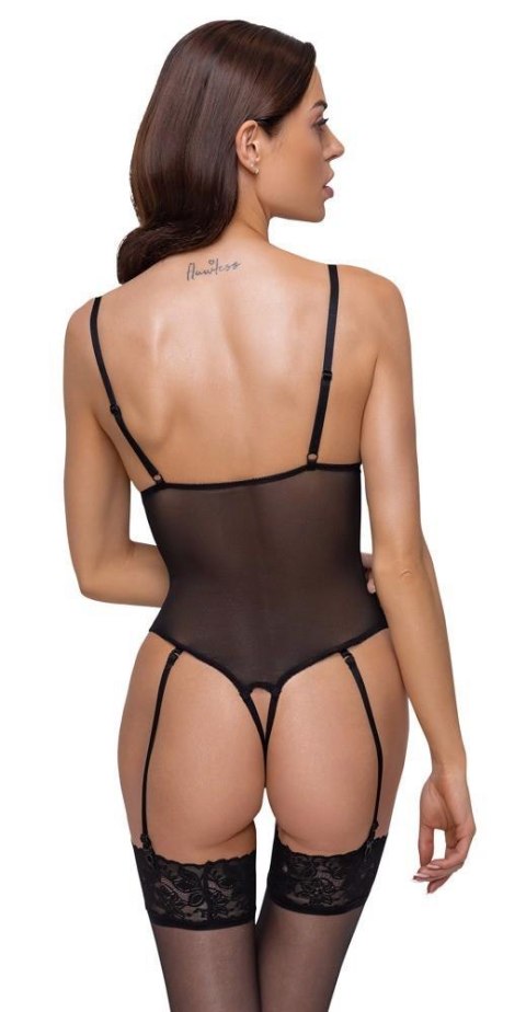 Body erotyczne bez krocza Cottelli LINGERIE czarne S