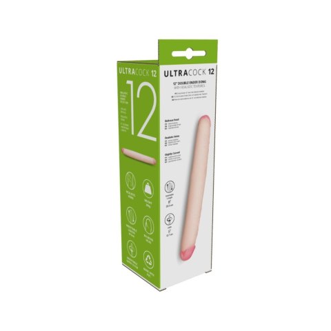 Dildo podwójne Me You Us Ultra Cock 12 cali PVC