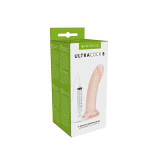 Dildo realistyczne tryskające Me You Us Ultracock 8 cali PVC
