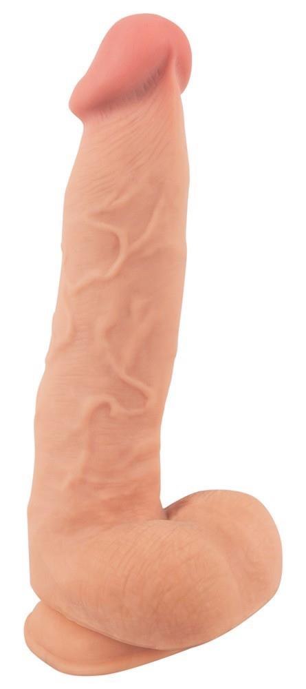 Dildo realistyczne z ruchomą skórą Nature Skin 25 cm