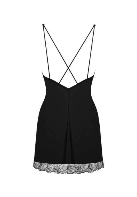 Haftowana koszulka z stringami Obsessive Bella Rou XS/S