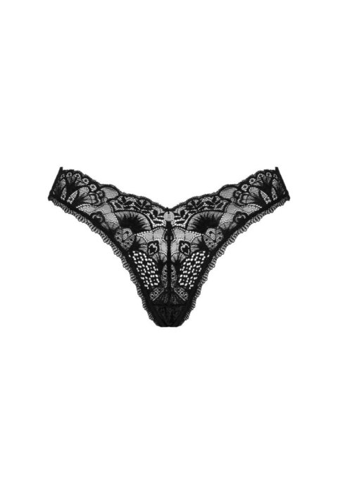 Stringi koronkowe Donna Dream Obsessive czarne XL/2XL