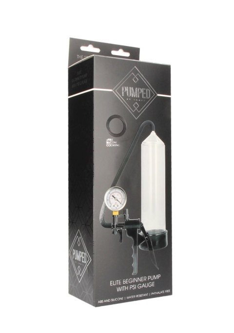 Transparentna pompka próżniowa Pumped Elite Beginner z manometrem 23 cm