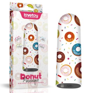 Wibrator mini akumulatorowy Donut Lovetoy 8 cm wodoodporny