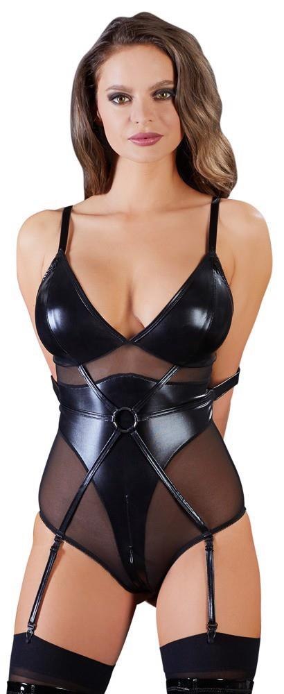 Body bondage Cottelli BONDAGE czarne z ringiem