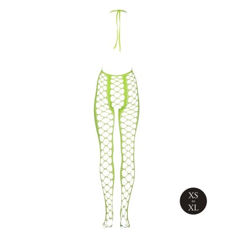 Bodystocking neonowy Ouch! zielony UV XS/XL
