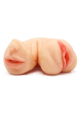 Ciasny odwracany masturbator wagina usta Hidden Desire jasna skóra 18 cm