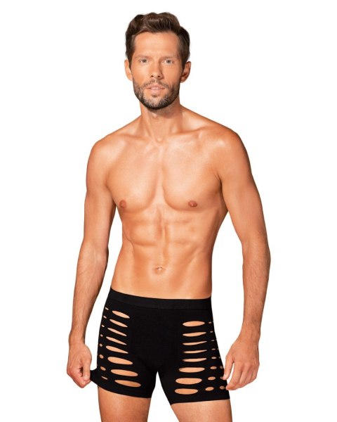 Obsessive M104 czarne bokserki z wycięciami S/M/L