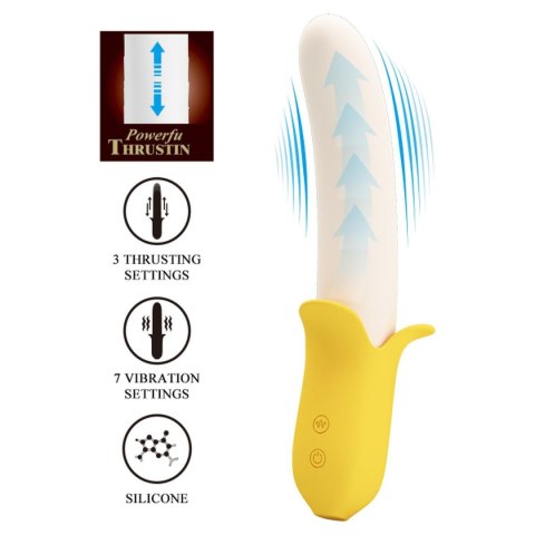 Wibrator punktu G silikonowy Banana Geek Pretty Love USB