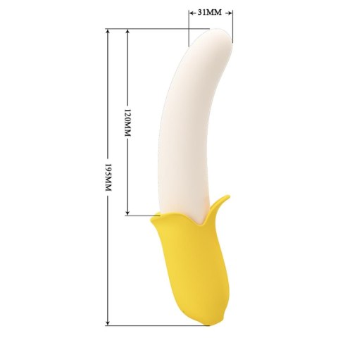 Wibrator punktu G silikonowy Banana Geek Pretty Love USB