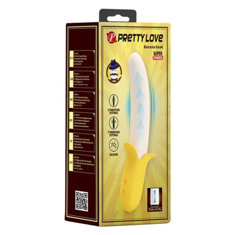 Wibrator punktu G silikonowy Banana Geek Pretty Love USB