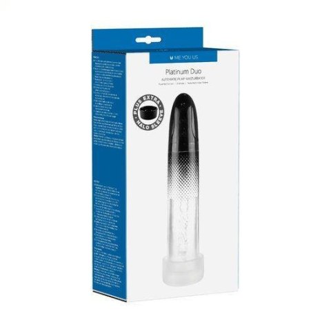 Automatyczny masturbator pompujący Me You Us Platinum Duo USB