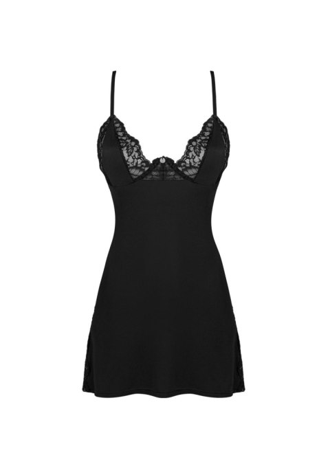Bellastia koszulka i stringi Obsessive czarne XL/2XL