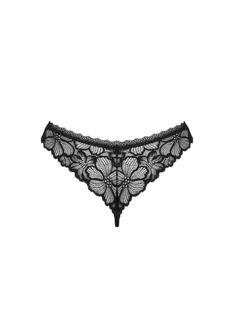 Figi koronkowe Serafia Obsessive czarne XL/2XL