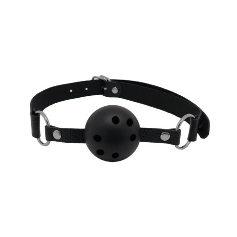 Knebel Discretion Alive czarny z otworami 4,5 cm regulowany