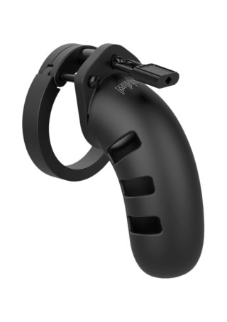 Silikonowy pas cnoty ManCage Model 21 czarny 11 cm