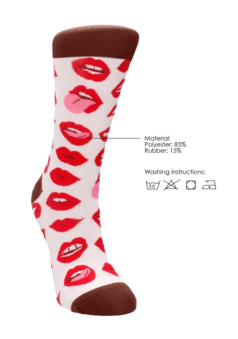 Skarpetki Sexy Socks Lip Love rozmiar 36 41