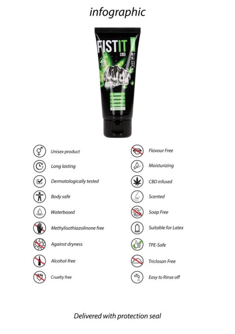 Lubrykant z CBD Fist It do fistingu 100 ml