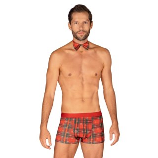 Mr Merrilo bokserki męskie ze świąteczną muchą Obsessive S/M